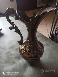 vaso in ottone vintage 