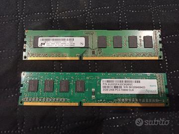 Ram 2x2Gb PC3 10600U