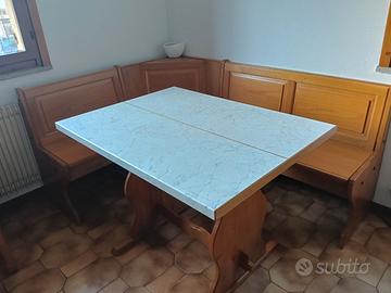 cassapanca con tavolo