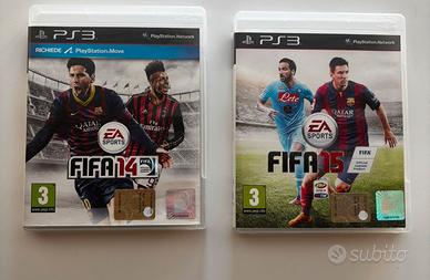 Fifa 14 + Fifa 15 PS3 PAL ITA