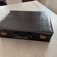 Borsa 24 ore pelle coccodrillo