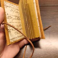 Taccuino artigianale scamosciato