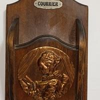 Cassetta Portadocumenti Porta lettere legno rame