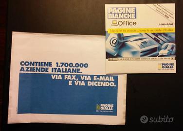 Cd rom pagine bianche