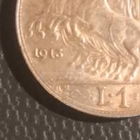 1 lira Argento del 1916 "Quadriga Briosa" 