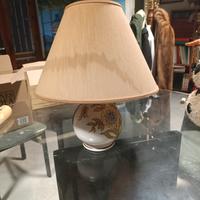 Lampada da tavolo vintage con paralume