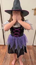 Vestito Carnevale Strega 6-8 anni