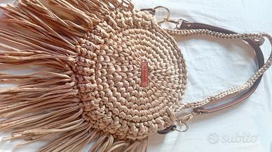 borsa fatta a mano con fetucia