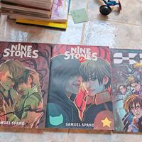 fumetti di nine stones 1 - 2 e skin 