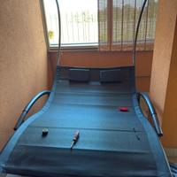 Sdraio a dondolo con lettino doppio chaise longue