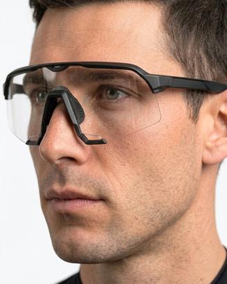 Occhiali 2 in 1 fotocromatici ciclismo running sci