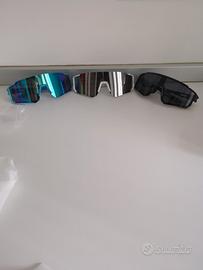 Occhiali da sole sportivi 3pz