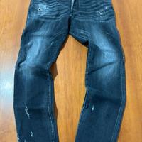 jeans Dsquared originale- denim scuro, taglia 48
