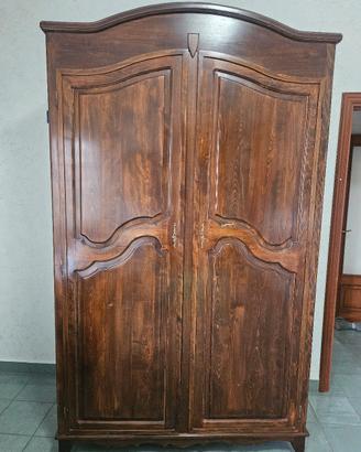 Armadio legno massello faggio h 240 cm