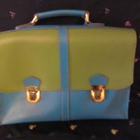 cartella scolastica vintage anni Settanta