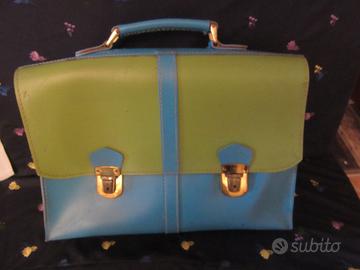 cartella scolastica vintage anni Settanta