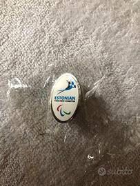 Pin Rara Comitato Paralimpico ESTONIA Nuova