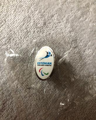 Pin Rara Comitato Paralimpico ESTONIA Nuova