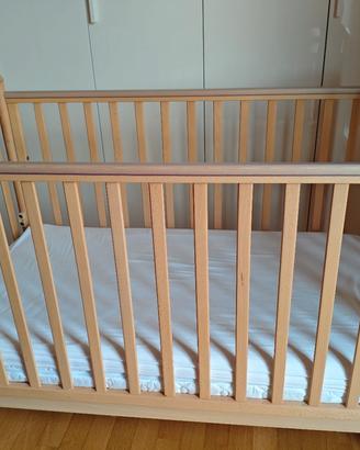 Lettino per bambini con barre Pali