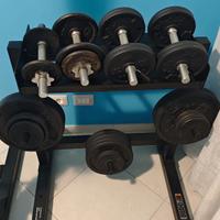 Mobile stoccaggio pesi e dischi e bilanciere