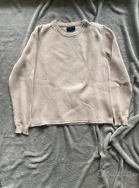 Maglione Zara Man Uomo - Maglia a coste beige