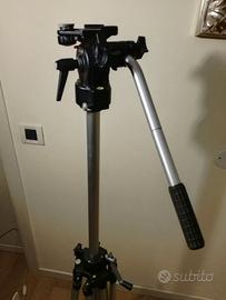 MANFROTTO TREPPIEDE CON TESTA VIDEO  PERFETTI