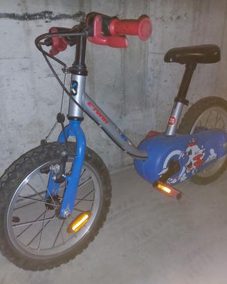 Bici 14" b'twin 3-5 anni