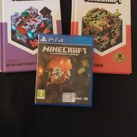 Minecraft ps4 con libri guida