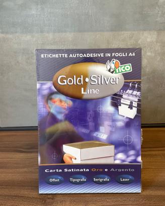 Etichette autoadesive Tico GL4-3622 in carta oro