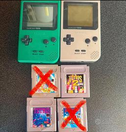 2 GameBoy Pocket + Tetris + Tetris 2