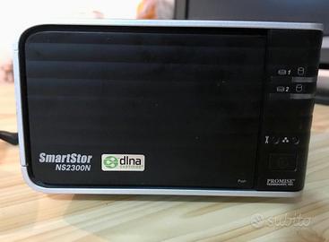 NAS Promise SmartStor NS2300N 2 Bay Raid 0-1 - 1Tb