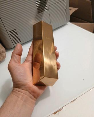 Lingotto color oro  5/6 kg per esposizioni