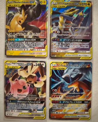 Lotto Carte Pokemon GX TAG TEAM - CON DIFETTI
