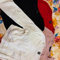 set magliette primavera-autunno