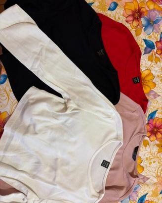 set magliette primavera-autunno