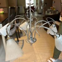 Lampadario con 5 punti luce per soggiorno cucina