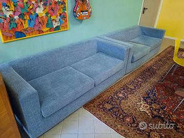 Coppia divani blu