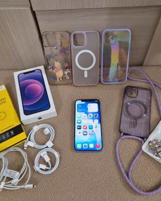 SmartPhone Apple iPhone 12 128GB Viola + Accessori