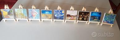 Set Dipinti Van Gogh in miniatura