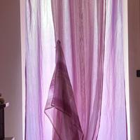 Doppio tendone con bastone in ferro battuto