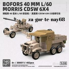 Bofors 40mm e Morris CDSW  6x4 compatibili Lego 