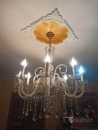 Lampadario in Swarovski originali