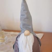 Gnomo in stoffa portafortuna. Per Natale