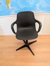 Sedia Girevole Scrivania IKEA ODGER - Antracite