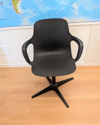 Sedia Girevole Scrivania IKEA ODGER - Antracite