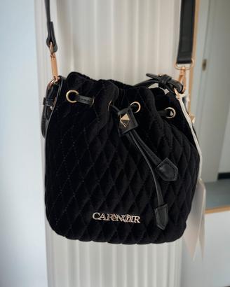 Borsa velluto nera Cafènoir