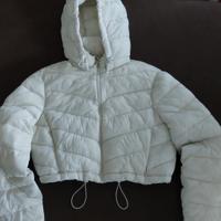 giubbino bianco con cappuccio 