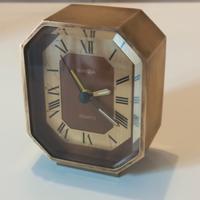 Orologio da tavolo Swiza in ottone al quarzo  