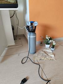  kit bombola co2 con Regolatore conrabolle