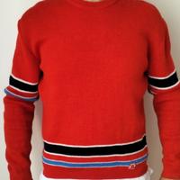 maglione sci  vintage "il fiore degli sportivi"